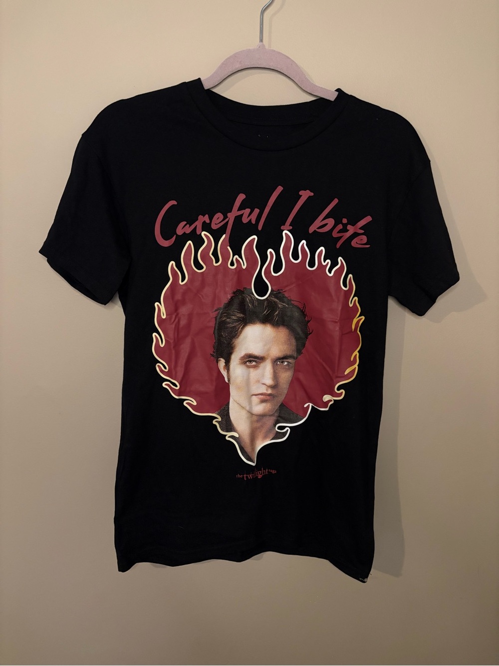 The Twilight Saga Movie Edward Careful I Bite T-Shirt Small NEW With Tags NWT